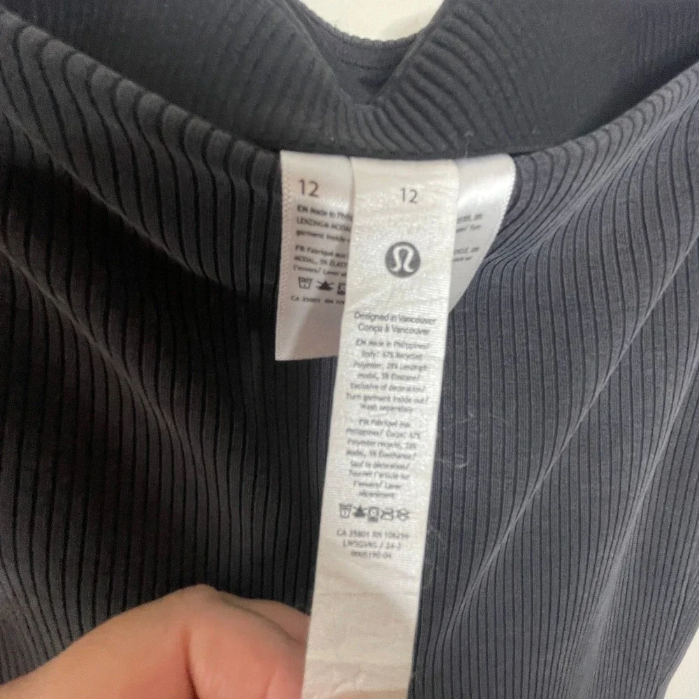 lululemon athletica ribbed flared